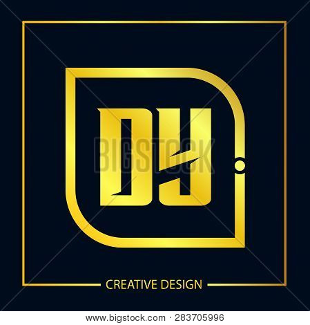 Initial Letter Dy Logo Template Vector Design