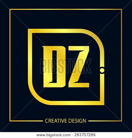 Initial Letter Dz Logo Template Vector Design
