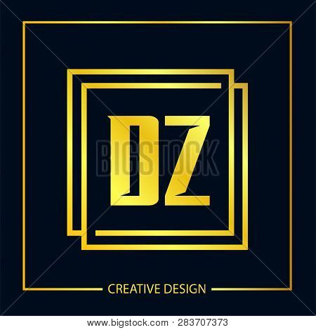Initial Letter Dz Logo Template Vector Design