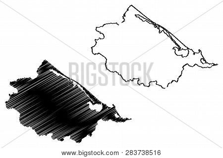 Thua Thien-hue Province (socialist Republic Of Vietnam, Subdivisions Of Vietnam) Map Vector Illustra