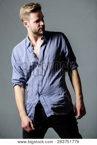 Guy Sexy Muscular Body Take Off Shirt. Full Desire. Seductive Macho Feeling Sexy. Bohemian Sexy Body
