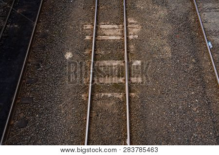 Train Tracks In Dunedin New Zealand, Train Tracks Background, Train Tracks Image Photography