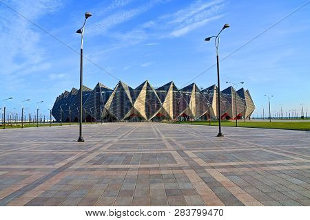 12-02-2019.baku.azerbaijan.baku Crystal Hall,a Sports And Concert Complex Built For Holding Internat