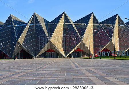 12-02-2019.baku.azerbaijan.baku Crystal Hall,a Sports And Concert Complex Built For Holding Internat