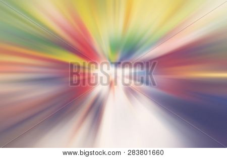 Abstract Radial Zoom Motion Design Gradient Blur