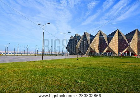 12-02-2019.baku.azerbaijan.baku Crystal Hall,a Sports And Concert Complex Built For Holding Internat