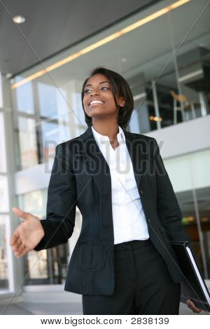 Business Woman Handshake