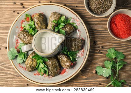 Traditional Georgian And Armenian Cuisine. The Dish 