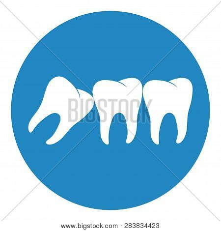 Wisdom Teeth Icon. Toothache, Jaw Pain Vector Illustration