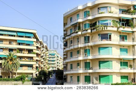 Views Of Genoa City, Italy, Trabel Europe,