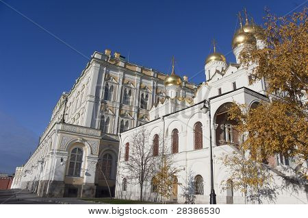 A Catedral da Anunciação, Kremlin de Moscou, Rússia