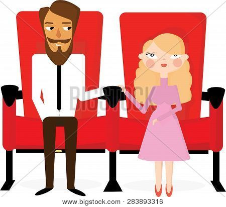 A Pair Of Lovers In The Cinema