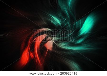 Digital Abstract Fiber Twril Background. Space Artistic Texture For Creating Artworks , Prints And P