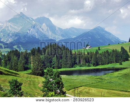 The Smaller Lake Schwendisee (hinterer Schwendisee), Wildhaus - Canton Of St. Gallen, Switzerland