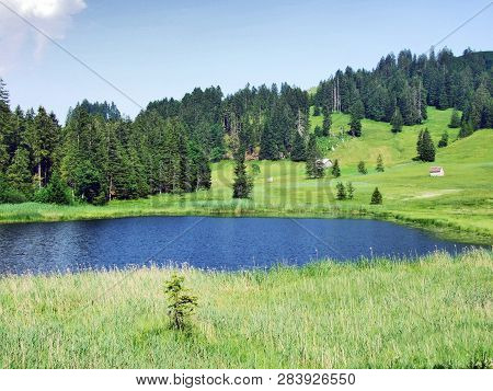 The Smaller Lake Schwendisee (hinterer Schwendisee), Wildhaus - Canton Of St. Gallen, Switzerland