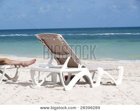 Krzesło na plaży