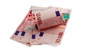 Siringa con ago sul denaro Euro