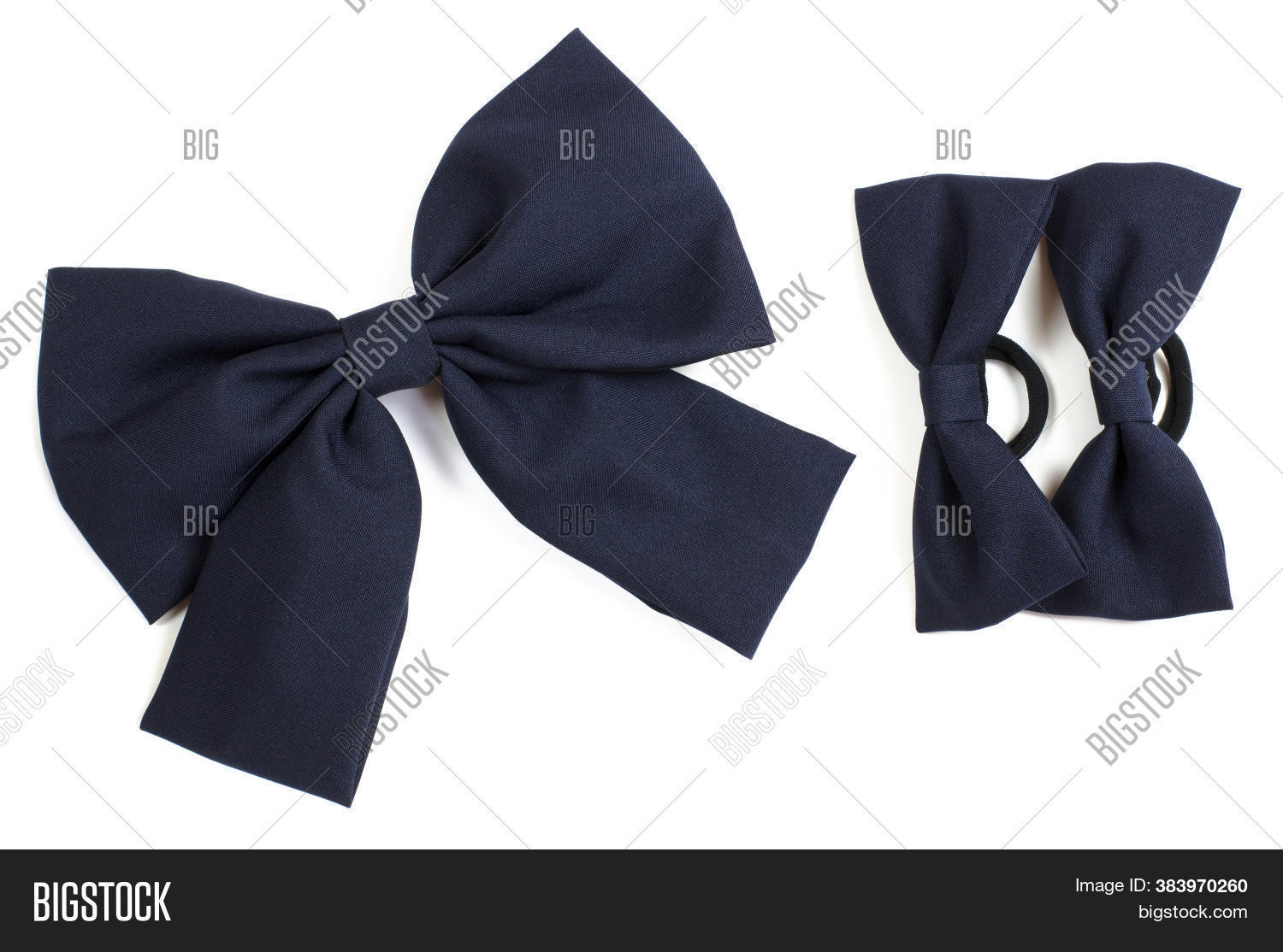baby blue hair bow
