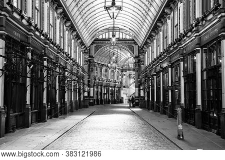 London, Uk - May 13, 2012: Leadenhall Market In London. It Is One Of The Oldest Markets In London, D