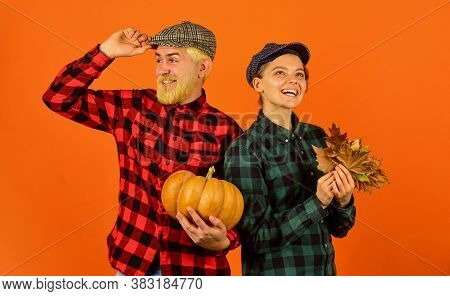 Farmers Market. Autumn Mood. Fall Season. Autumn Leaves. Farmer Family Concept. Autumn Harvesting Wo