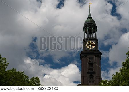 St. Michael's Church, Hamburg, Germany, (german: Hauptkirche Sankt Michaelis, Colloquially Called Mi