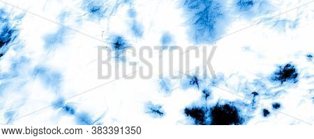 Vinter Shibori Border Design. Kaleidoscopic Texture. Indonesian Dress. Winter Color Shimmering Moder