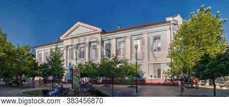 Azov Avenue In Berdyansk, Ukraine