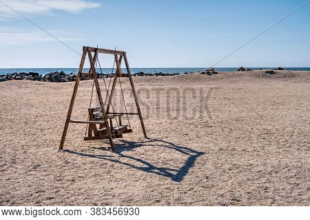 Sandy Beaches On The Berdyansk Spit, Ukraine