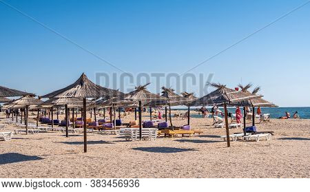 Sandy Beaches On The Berdyansk Spit, Ukraine