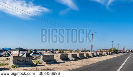 Sandy Beaches On The Berdyansk Spit, Ukraine