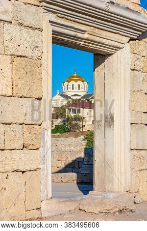 Vladimirsky Cathedral In Chersonesus, Sevastopol, Crimea Peninsula
