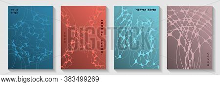 Cool Dj Party Flyers. Liquid Waves Rete Backdrops. Vivid Notebook Vector Layouts. Night Party Poster