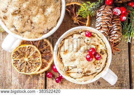 Christmas Fruitcake In Mug