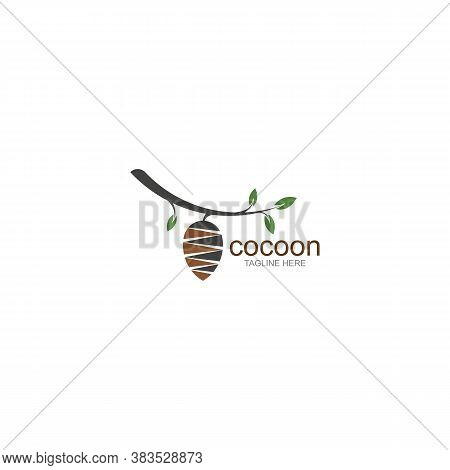 Cocoon Logo Template Vector Icon And Symbol