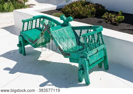Camel Chairs, Monumento Al Campesino, Lanzarote, Canary Islands, Spain