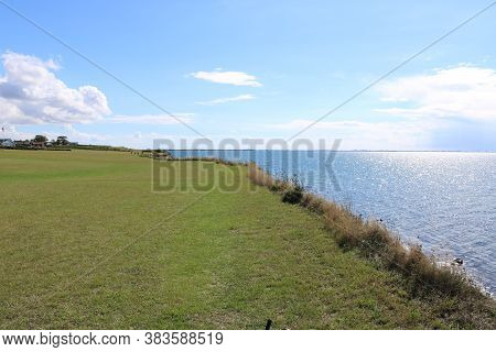 Drøsselbjerg Strand City In The Kalundborg, Denmark.