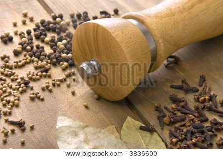Baharat ahşap tablo
