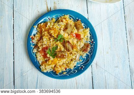 Sausage  Squash Risotto