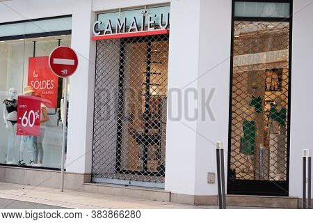 Bordeaux , Aquitaine / France - 09 01 2020 : Camaieu Store With Logo And Text Sign Front Of French S