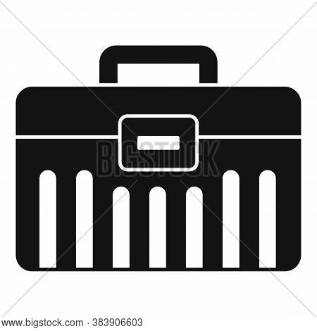 Tiler Tool Box Icon. Simple Illustration Of Tiler Tool Box Vector Icon For Web Design Isolated On Wh