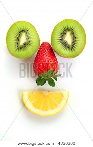 Glücklich Früchte