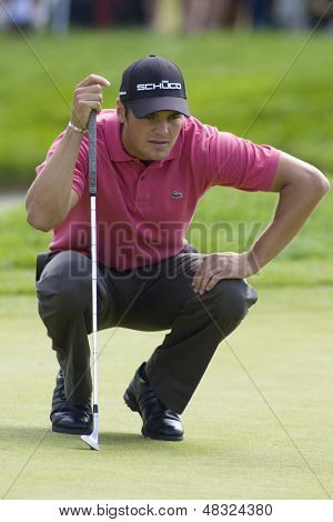 LOCH LOMOND, SKOTSKO - JUL 11 2009; Loch Lomond Skotsko; Martin Kaymer (GER) v mimoevropských