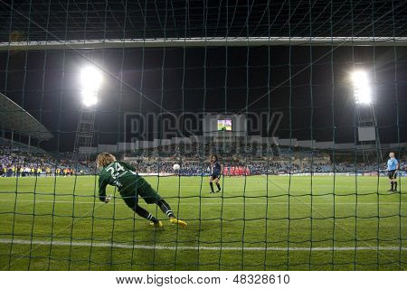 마드리드, 스페인입니다. 16/05/2010.Potsdam's 골키퍼 안 나 Felicitas Sarholz 여자의 C 동안에 활동