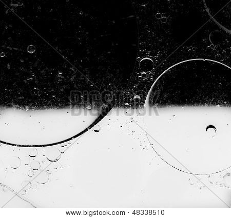 Oil Bubbles Abtract