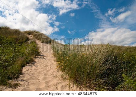 Brittas Bay. Wicklow İrlanda.