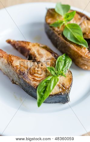 Stegt fisk