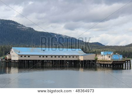 Salmon Cannery at Petersburg Alaska