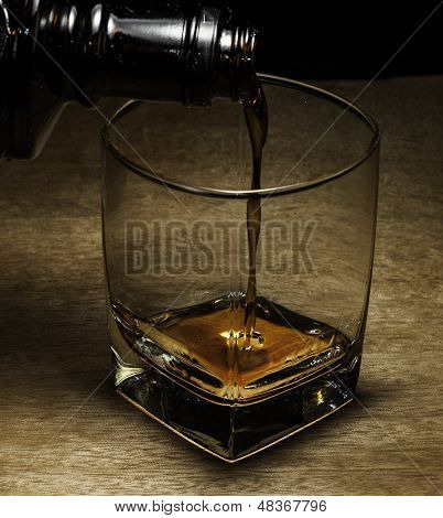 Pouring a drink