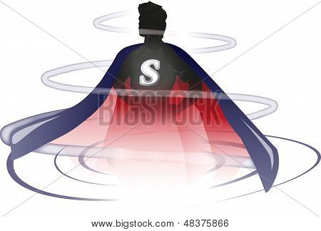 Hero in action