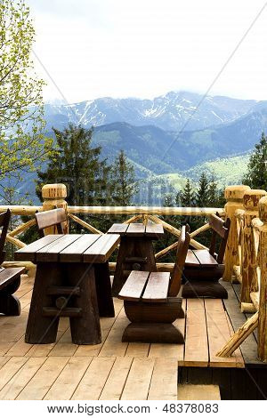 Restorant at the mountains